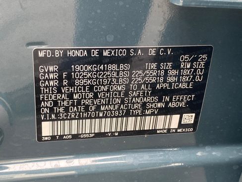 Certified 2026 Honda HR-V EX-L image 30