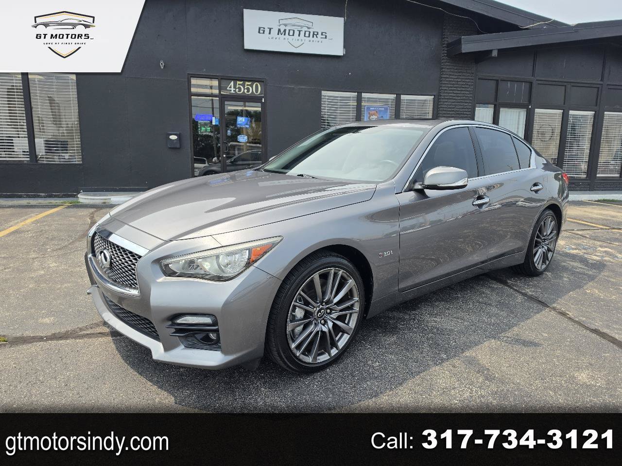 Used 2016 INFINITI Q50 Red Sport 400 AWD/4WD image 1