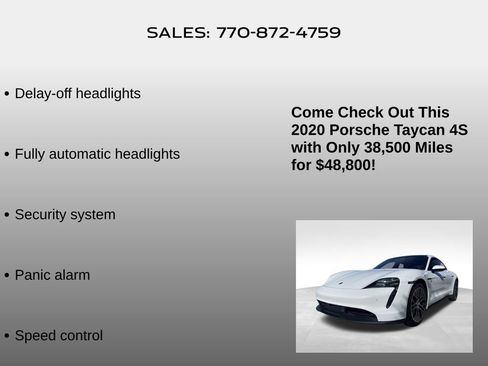 Used 2020 Porsche Taycan 4S image 13