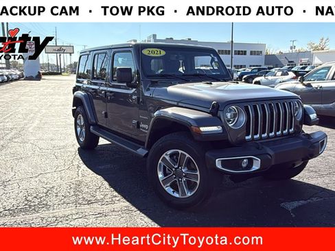 Used 2021 Jeep Wrangler Unlimited Sahara image 1