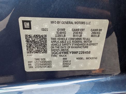 Used 2021 Chevrolet Silverado 2500 Custom w/ Custom Value Package image 34