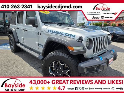 Used 2023 Jeep Wrangler Unlimited Rubicon 4xe w/ Cold Weather Group AWD/4WD image 1