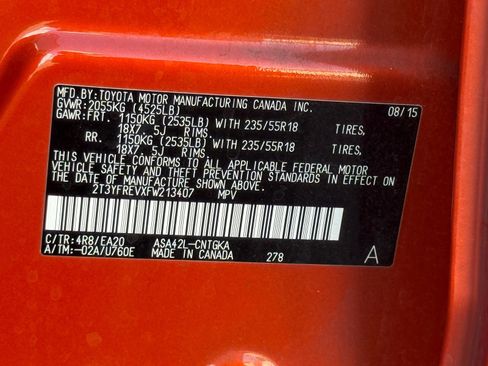 Used 2015 Toyota RAV4 Limited w/ Technology Package image 8