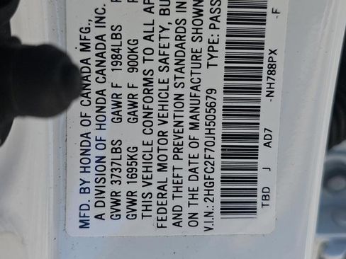 Used 2018 Honda Civic EX image 16