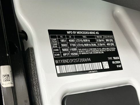 New 2025 Mercedes-Benz Sprinter 3500 image 20