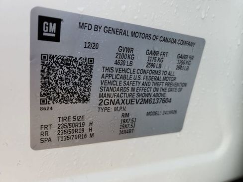 Certified 2021 Chevrolet Equinox LT image 32