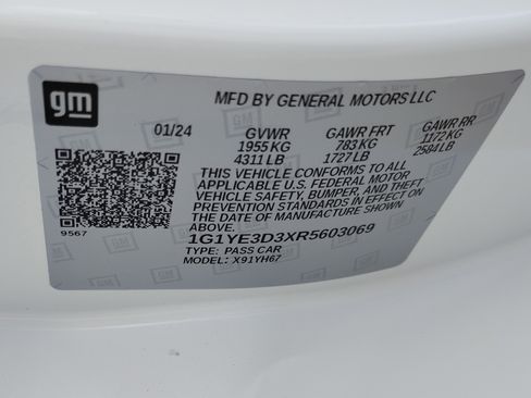 Used 2024 Chevrolet Corvette Z06 w/ Battery Protection Package image 29