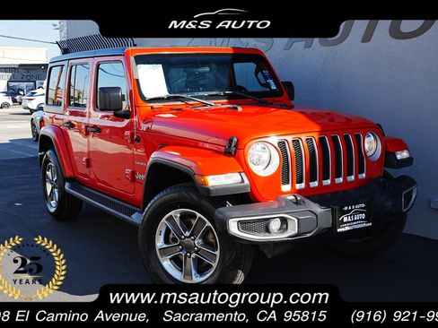 Used 2020 Jeep Wrangler Unlimited Sahara image 1