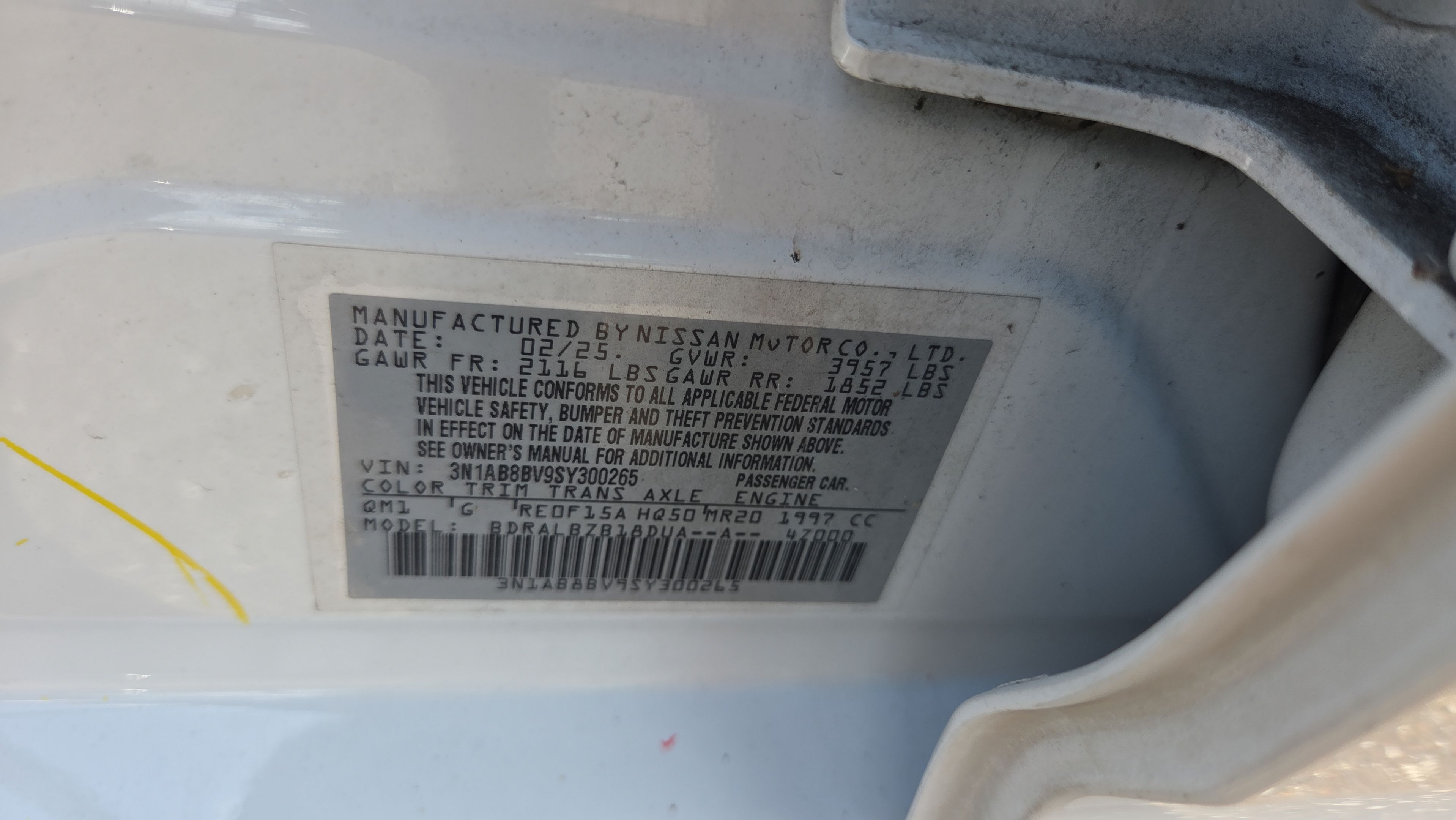Used 2025 Nissan Sentra S FWD image 16