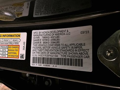 Used 2023 Honda Accord LX image 32