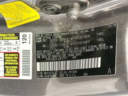 Used 2018 Toyota Sienna Limited image 27