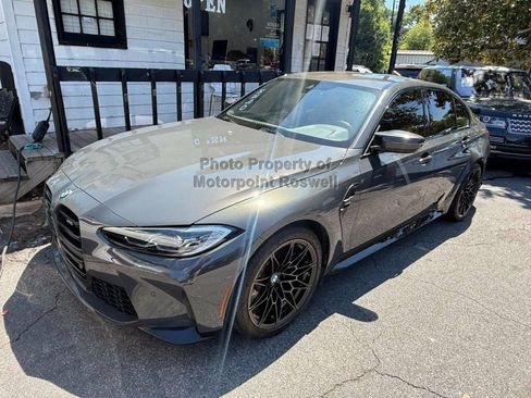 Used 2021 BMW M3 w/ Parking Assistance Package RWD image 2