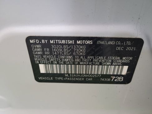 Used 2022 Mitsubishi Mirage ES image 33
