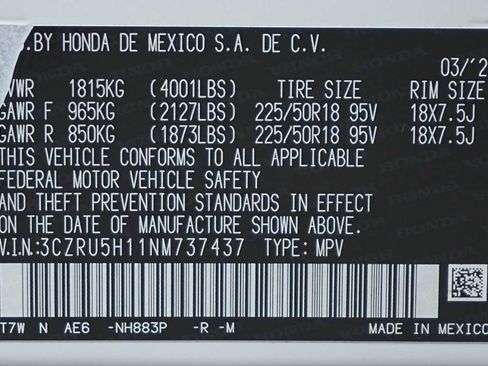 Used 2022 Honda HR-V Sport image 30