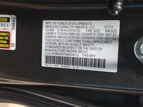 Used 2022 Honda Odyssey EX-L image 37