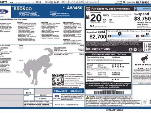 Used 2024 Ford Bronco Big Bend AWD/4WD image 15