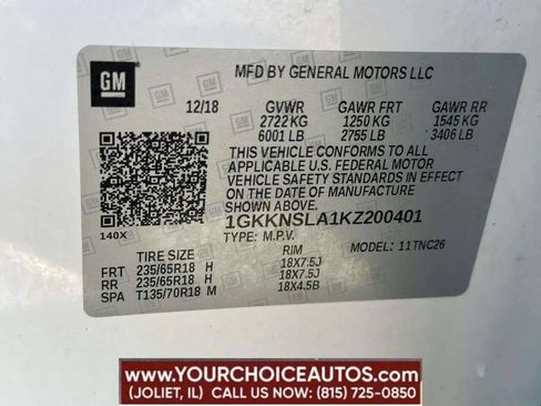 Used 2019 GMC Acadia SLE image 52