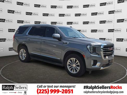Used 2021 GMC Yukon SLT w/ Rear Media and Nav Package RWD image 1
