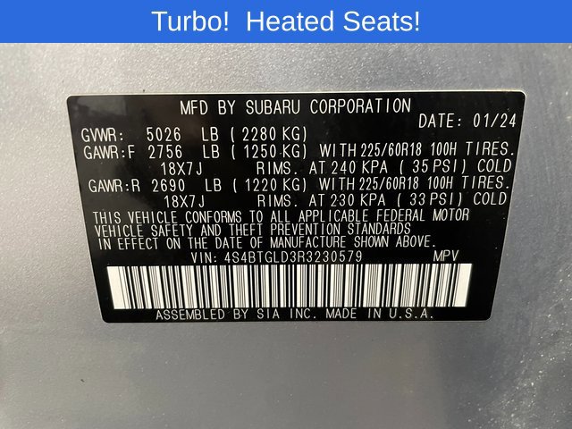 Used 2024 Subaru Outback Onyx Edition XT AWD/4WD image 27