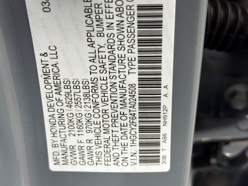 New 2026 Honda Accord EX-L image 25