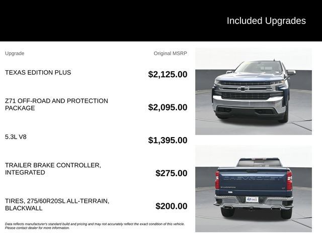 Used 2021 Chevrolet Silverado 1500 LT w/ Texas Edition Plus AWD/4WD image 9