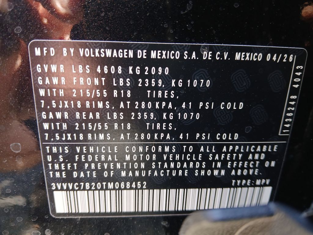 New 2026 Volkswagen Taos SE AWD/4WD image 29