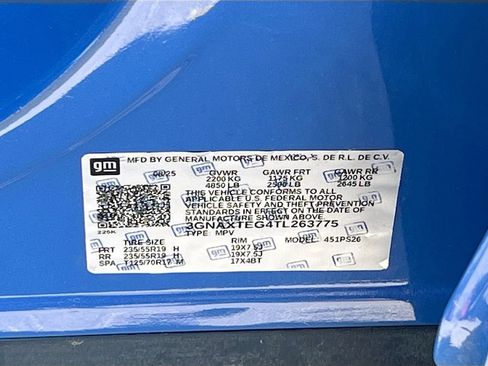 Used 2026 Chevrolet Equinox RS w/ LPO, Floor Liner Package AWD/4WD image 32