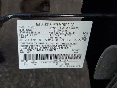 Used 2018 Ford Edge SEL w/ Equipment Group 201A image 36