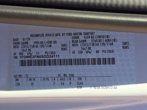 New 2025 Ford E-350 and Econoline 350 Super Duty w/ Power Equipment Group image 17