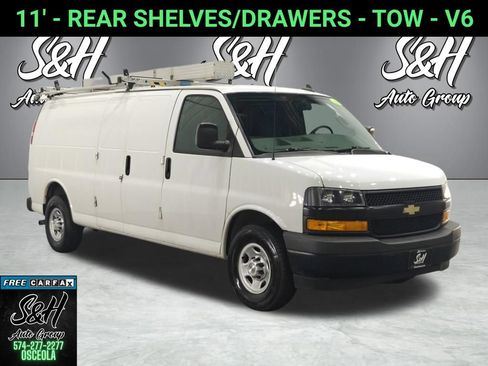 Used 2019 Chevrolet Express 3500 Extended w/ Driver Convenience Package RWD image 1