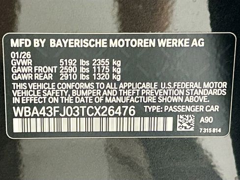 New 2026 BMW 530i w/ M Sport Package image 34