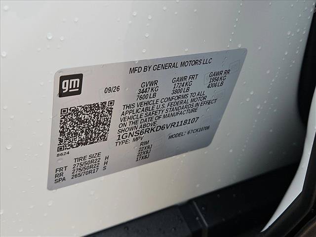 New 2027 Chevrolet Tahoe RST w/ Comfort Package AWD/4WD image 18