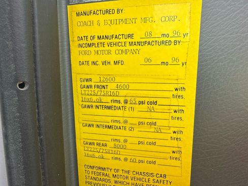 Used 1996 Ford E-350 and Econoline 350 RWD image 8