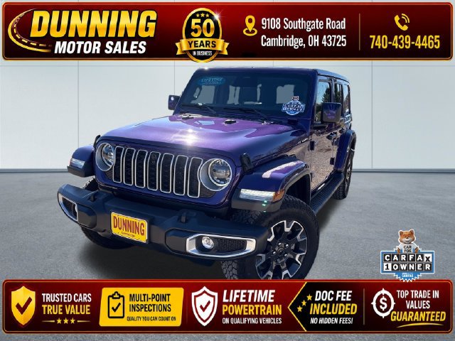 Used 2026 Jeep Wrangler Unlimited Sahara w/ Technology Group AWD/4WD 360° Tour