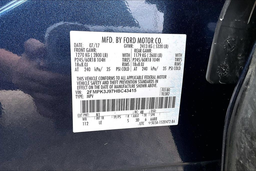 Used 2017 Ford Edge SEL w/ Equipment Group 201A FWD image 34