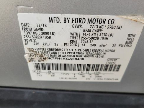 Used 2019 Ford Explorer Limited w/ Class II Trailer Tow Package image 18