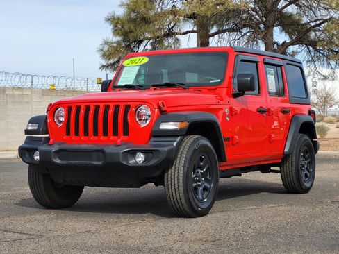 Used 2021 Jeep Wrangler Unlimited Sport image 1