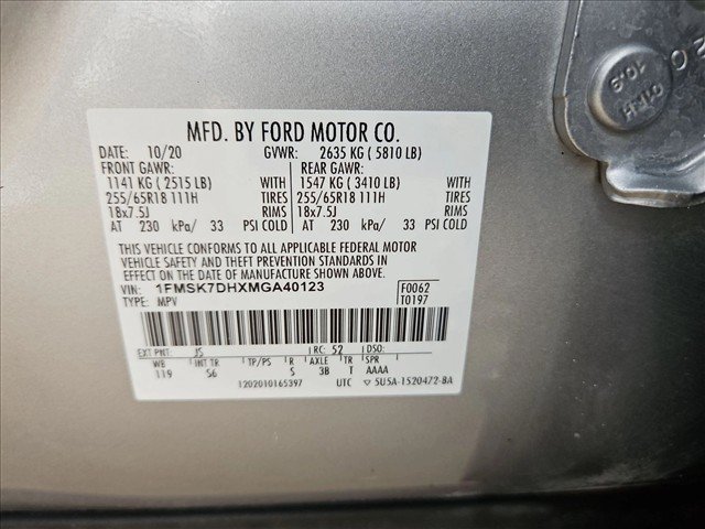 Used 2021 Ford Explorer XLT w/ Equipment Group 202A RWD image 18
