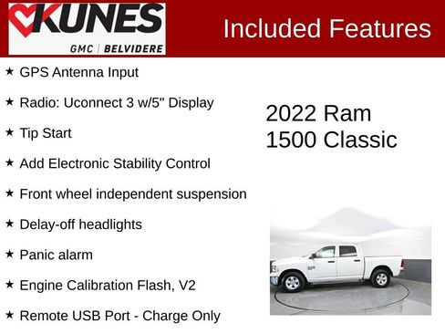 Used 2022 RAM 1500 Classic SLT AWD/4WD image 2