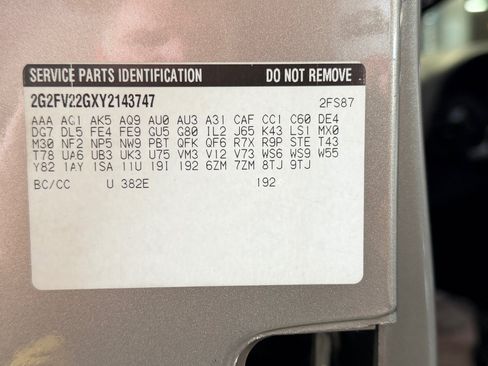 Used 2000 Pontiac Firebird Formula RWD image 95