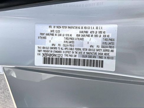 Certified 2024 MAZDA MAZDA3 s FWD image 16