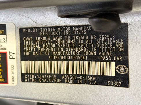 Used 2015 Toyota Camry SE image 12