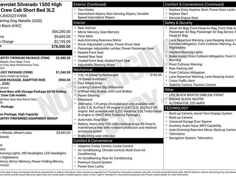Used 2025 Chevrolet Silverado 1500 High Country w/ High Country Premium Package AWD/4WD image 25
