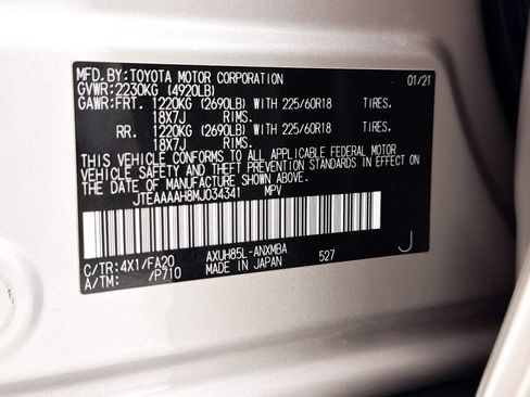 Used 2021 Toyota Venza LE w/ Carpet Mat Package (TMS) AWD/4WD image 38