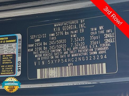 Certified 2022 Kia Telluride SX w/ Towing Package FWD image 13