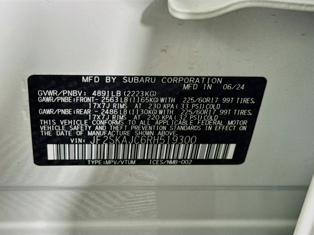 Certified 2024 Subaru Forester Wilderness AWD/4WD image 40