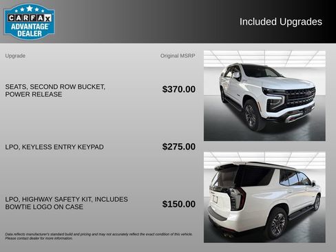 Used 2025 Chevrolet Tahoe Z71 w/ Comfort Package AWD/4WD image 6