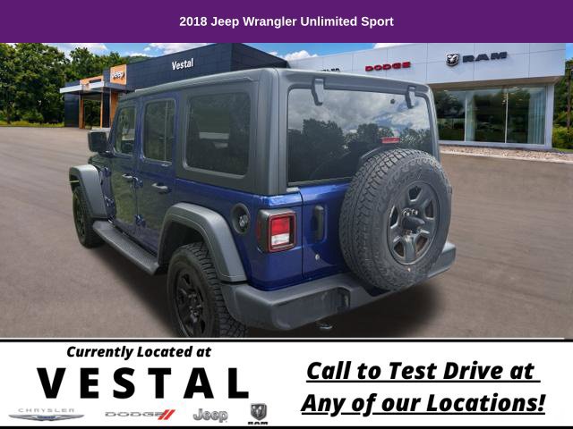 Used 2018 Jeep Wrangler Unlimited Sport AWD/4WD image 6