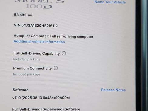 Used 2017 Tesla Model S 100D AWD/4WD image 2