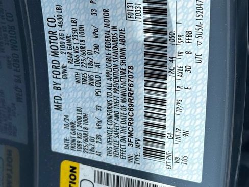 Used 2024 Ford Bronco Sport Outer Banks AWD/4WD image 9